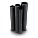 Al-Rajhi HDPE Pipes PE 80 Pressure 8 Bar 500 mm Diameter 45.5 mm Thickness Black