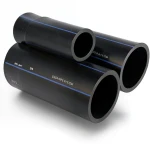 مواسير HDPE السعودي PE 80 ضغط 8 بار قطر خارجي 280 مم سمك 16.6 مم لون اسود | مصنع أنظمة الانابيب السعودي (SPS)