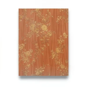 Italian Wall Decoration 10m x 0.73m Orange-Brown, Model 25053