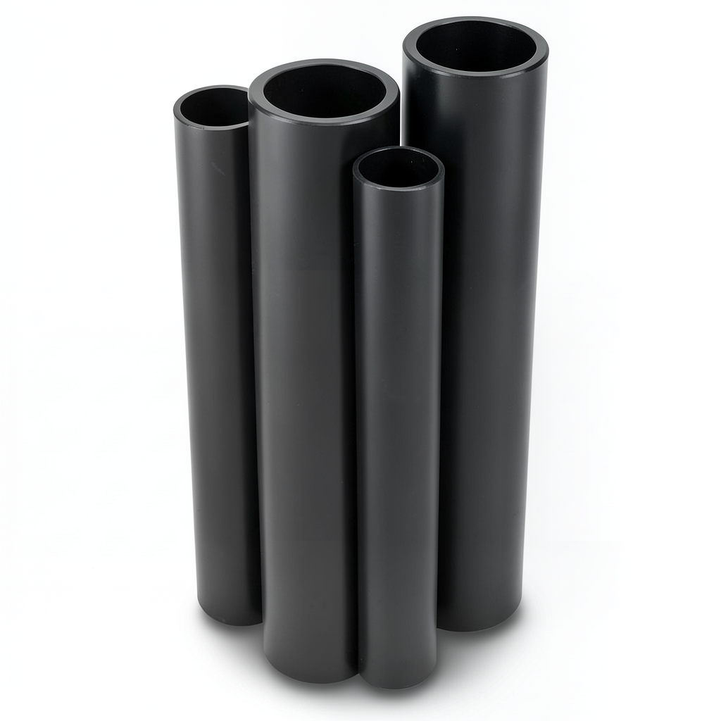 HDPE Pipes PE 80 Pressure 3.2 Bar Outside Diameter 800 mm Thickness 19.6 mm Black