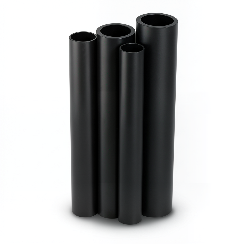 مواسير HDPE PE 80 ضغط 3.2 بار قطر 900 مم سمك 22.0 مم لون اسود
