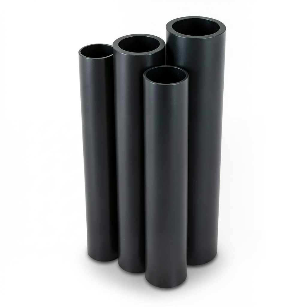 مواسير HDPE PE 80 ضغط 3.2 بار قطر 1400 مم سمك 34.3 مم لون اسود