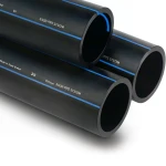 مواسير HDPE السعودي PE 80 ضغط 12.5 بار قطر خارجي 315 مم سمك 28.6 مم لون اسود | مصنع أنظمة الانابيب السعودي (SPS)