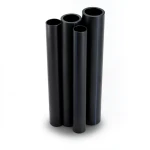 HDPE Pipes PE 100 Pressure 10 Bar Outside Diameter 450 mm Thickness 40.9 mm Black