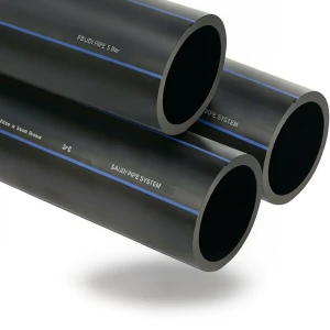 SPS HDPE Pipes PE 80 Pressure 5 Bar Outside Diameter 250 mm Thickness 9.6 mm Black | Saudi Pipes Systems (SPS)
