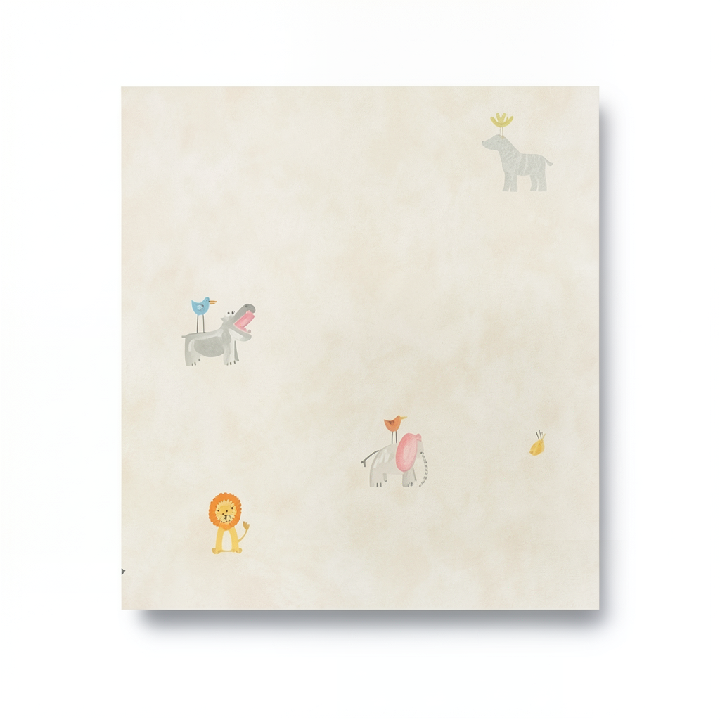 American Youth and Children Wallpaper 10m x 0.53m Beige, Model GK8995