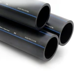 مواسير HDPE السعودي PE 80 ضغط 8 بار قطر خارجي 250 مم سمك 14.8 مم لون اسود | مصنع أنظمة الانابيب السعودي (SPS)