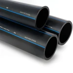 SPS HDPE Pipes PE 80 Pressure 12.5 Bar Outside Diameter 250 mm Thickness 22.7 mm Black | Saudi Pipes Systems (SPS)