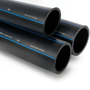 SPS HDPE Pipes PE 80 Pressure 12.5 Bar Outside Diameter 250 mm Thickness 22.7 mm Black | Saudi Pipes Systems (SPS)