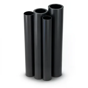 أنابيب HDPE PE 100 ضغط 10 بار قطر 500 مم سمك 45.5 مم لون أسود