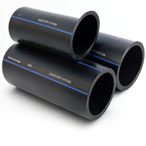 مواسير HDPE السعودي PE 80 ضغط 5 بار قطر خارجي 280 مم سمك 10.7 مم لون اسود | مصنع أنظمة الانابيب السعودي (SPS)