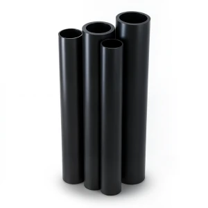 أنابيب HDPE الراجحي PE 80 ضغط 8 بار قطر 500 مم سمك 45.5 مم لون أسود