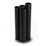 HDPE Pipe PE 80 Schedule 10 Bar 560 mm OD 50.9 mm Thickness Black