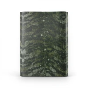 Patterned Wallpaper 10 m x 0.70 m Dark Green, Model 13054