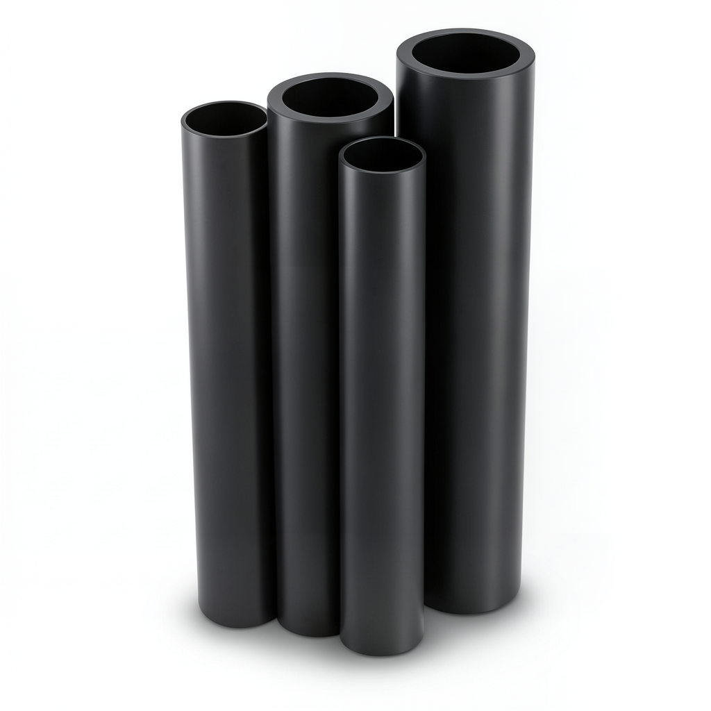 Al-Rajhi HDPE Pipes PE 80 Pressure 8 Bar Outside Diameter 560 mm Thickness 50.9 mm Black