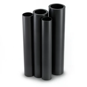 أنابيب HDPE الراجحي PE 80 ضغط 8 بار قطر خارجي 560 مم سمك 50.9 مم لون أسود
