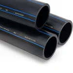 SPS HDPE Pipes PE 80 Pressure 8 Bar Outside Diameter 315 mm Thickness 18.7 mm Black | Saudi Pipes Systems (SPS)