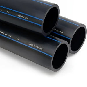 SPS HDPE Pipes PE 80 Pressure 8 Bar Outside Diameter 315 mm Thickness 18.7 mm Black | Saudi Pipes Systems (SPS)