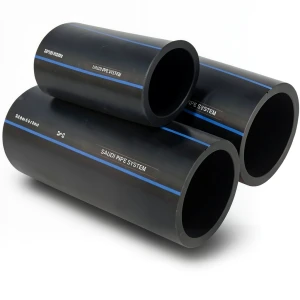 SPS HDPE Pipes PE 80 Pressure 5 Bar Outside Diameter 355 mm Thickness 13.6 mm Black | Saudi Pipes Systems (SPS)
