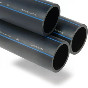 SPS HDPE Pipes PE 80 Pressure 5 Bar Outside Diameter 315 mm Thickness 12.1 mm Black | Saudi Pipes Systems (SPS)
