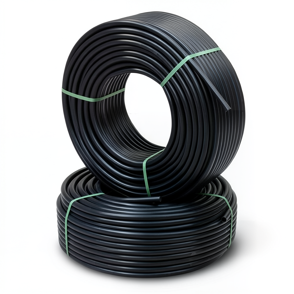 Al-Rajhi HDPE Pipes PE 100 Pressure 10 Bar Outside Diameter 90 mm Thickness 8.2 mm Black