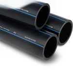 SPS HDPE Pipes PE 80 Pressure 8 Bar Outside Diameter 315 mm Thickness 18.7 mm Black | Saudi Pipes Systems (SPS)