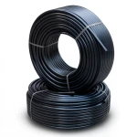 HDPE Pipes PE 80 Pressure 8 Bar Outside Diameter 90 mm Thickness 8.2 mm Black