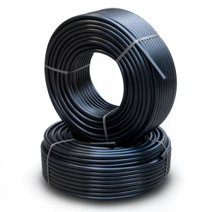 أنابيب HDPE PE 80 ضغط 8 بار قطر خارجي 90 مم سمك 8.2 مم لون أسود