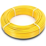 HDPE Pipes PE 80 Pressure 8 Bar Outside Diameter 90 mm Thickness 8.2 mm Yellow