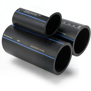 SPS HDPE Pipes PE 80 Pressure 12.5 Bar Outside Diameter 315 mm Thickness 28.6 mm Black | Saudi Pipes Systems (SPS)