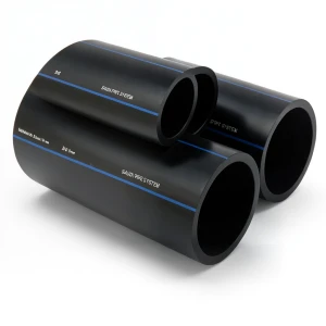 SPS HDPE Pipes PE 80 Pressure 5 Bar Outside Diameter 355 mm Thickness 13.6 mm Black | Saudi Pipes Systems (SPS)