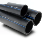 أنابيب HDPE SPS PE 80 ضغط 8 بار قطر خارجي 355 مم سمك 21.1 مم لون أسود | مصنع أنظمة الانابيب السعودي (SPS)
