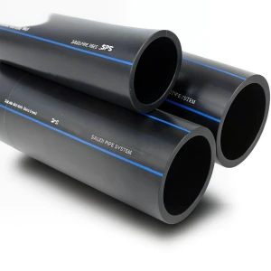 SPS HDPE Pipes PE 80 Pressure 8 Bar Outside Diameter 355 mm Thickness 21.1 mm Black | Saudi Pipes Systems (SPS)