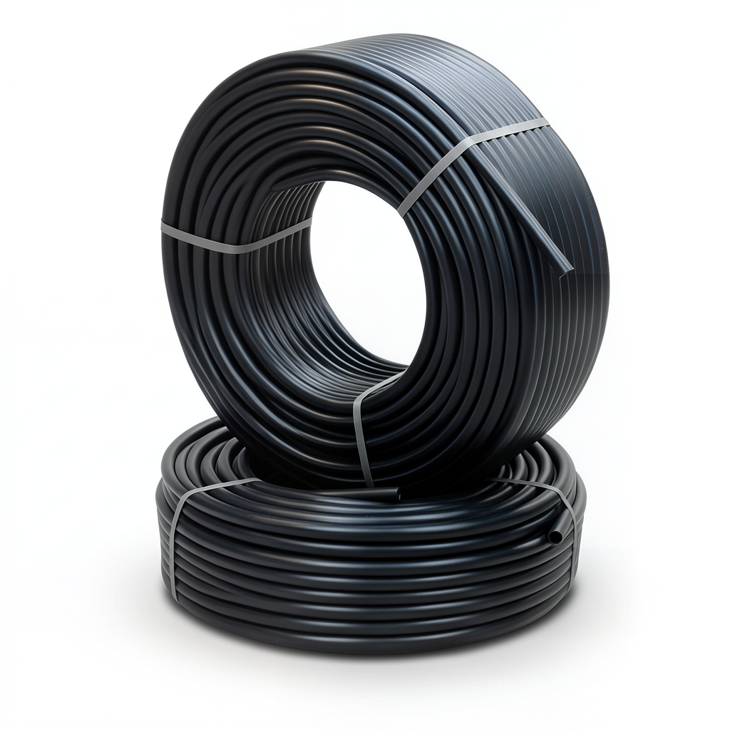HDPE Pipes PE 80 Pressure 8 Bar Outside Diameter 110 mm Thickness 10 mm Black