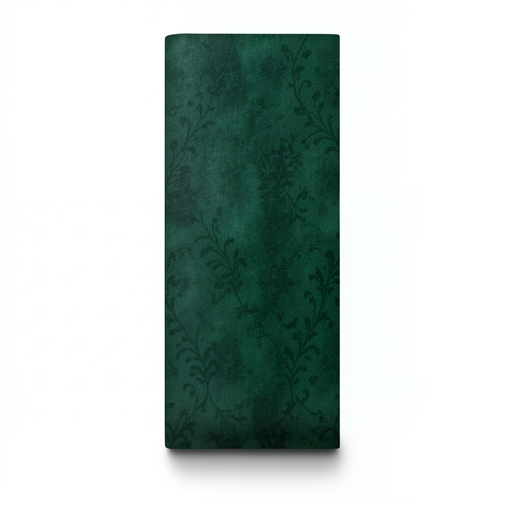 Italian Wallpaper Patterned Design 10 m x 0.70 m Dark Green