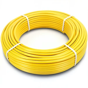 أنابيب HDPE PE 80 ضغط 8 بار قطر خارجي 110 مم سمك 10 مم لون أصفر