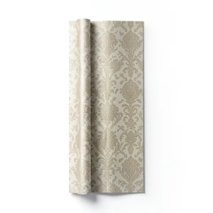 Italian Wallpaper Patterned Design 10 m x 0.70 m Beige
