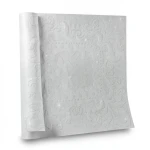 Italian Wallpaper Patterned Design 10 m x 0.70 m Pale Gray
