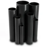 مواسير UPVC ضغط اسمي 16 بار قطر خارجي 225 مم سمك 16.7 مم لون اسود