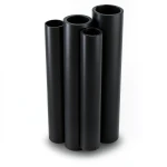 أنابيب HDPE الراجحي PE 80 ضغط 8 بار قطر خارجي 560 مم سمك 50.9 مم لون أسود