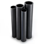أنابيب HDPE PE 100 ضغط 10 بار قطر خارجي 630 مم سمك 57.3 مم لون أسود