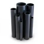 مواسير UPVC ضغط 2.5 بار قطر خارجي 280 مم سمك 2.3 مم لون اسود