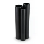 أنابيب HDPE الراجحي PE 80 ضغط 8 بار قطر 630 مم سمك 57.3 مم لون أسود