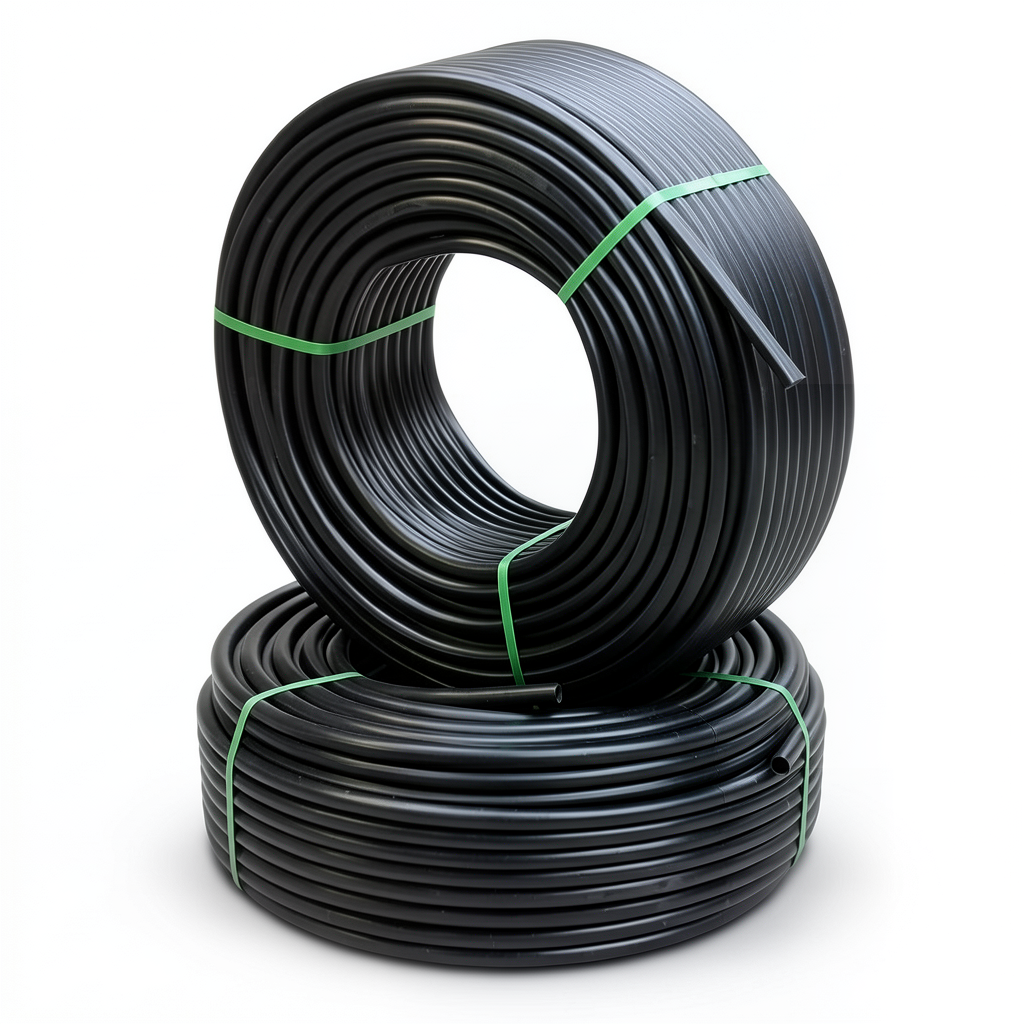 Al-Rajhi HDPE Pipes PE 100 Pressure 10 Bar Outside Diameter 90 mm Thickness 8.2 mm Black