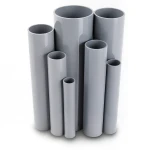مواسير UPVC جدول 40 مقاس ½ إنش سمك 2.8 مم لون رمادي