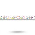 Youth and Children Wall Decoration 10m x 0.53m Multicolor