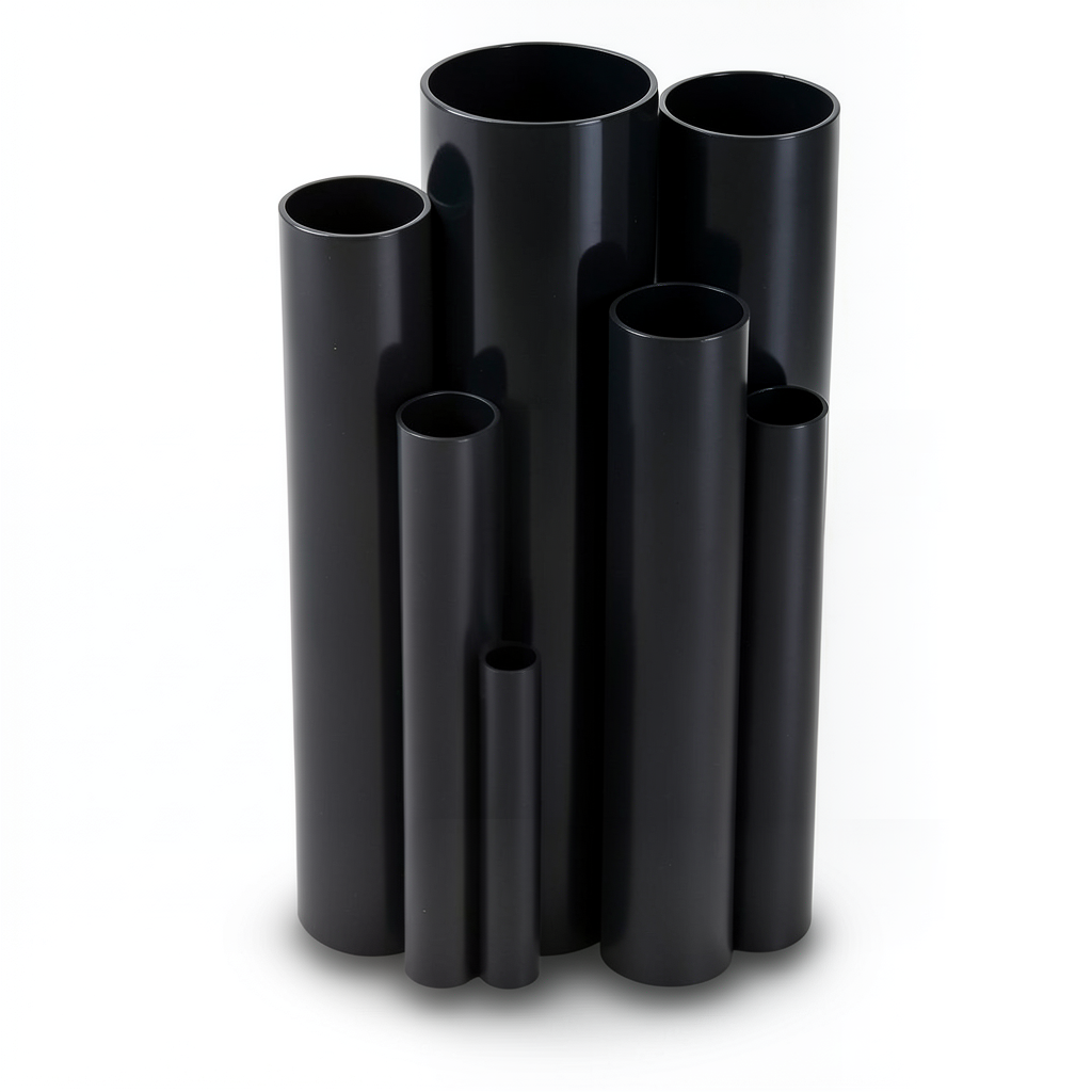 مواسير UPVC جدول 40 مقاس ¾ إنش سمك 2.9 مم لون أسود