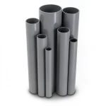 UPVC Pipes Schedule 40 Size 1 inch Thickness 3.4 mm Gray