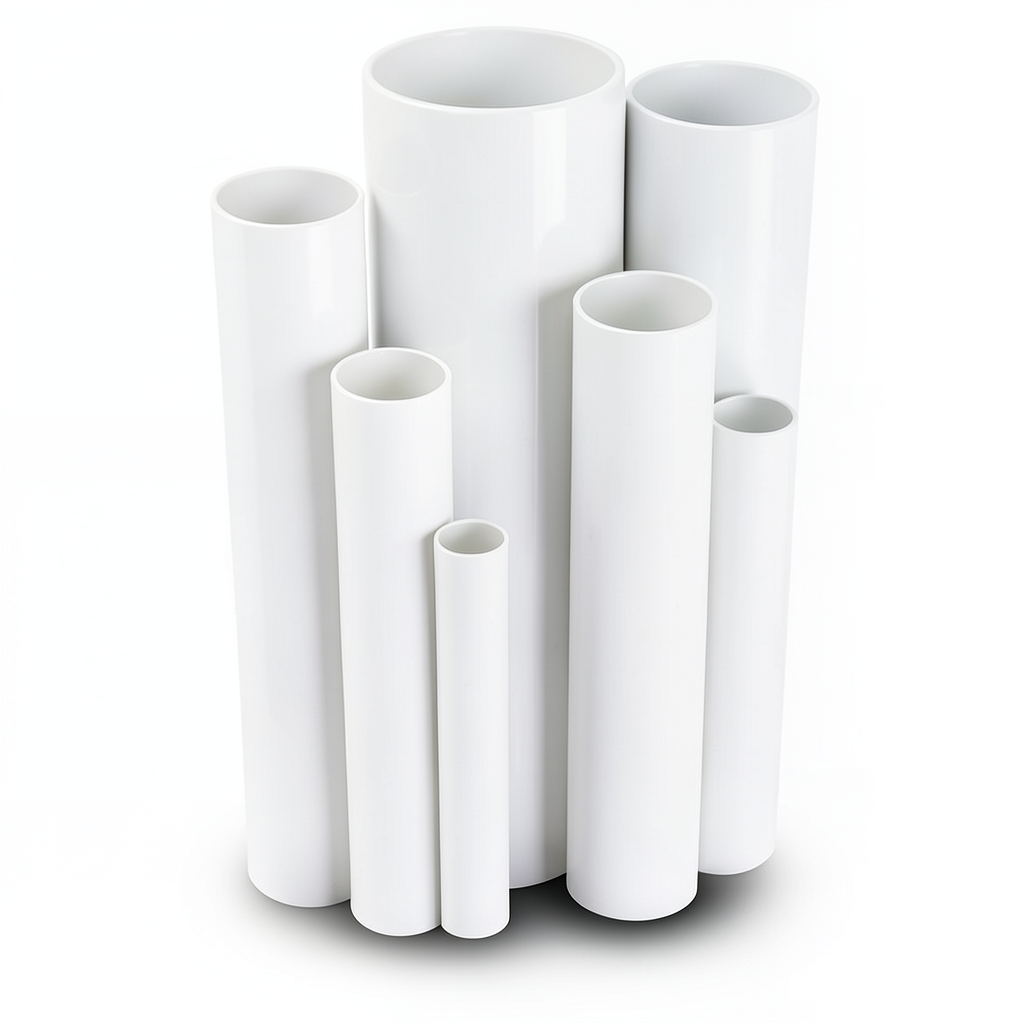 UPVC Pipes Pressure 6 Bar Outside Diameter 280 mm Thickness 8.2 mm White