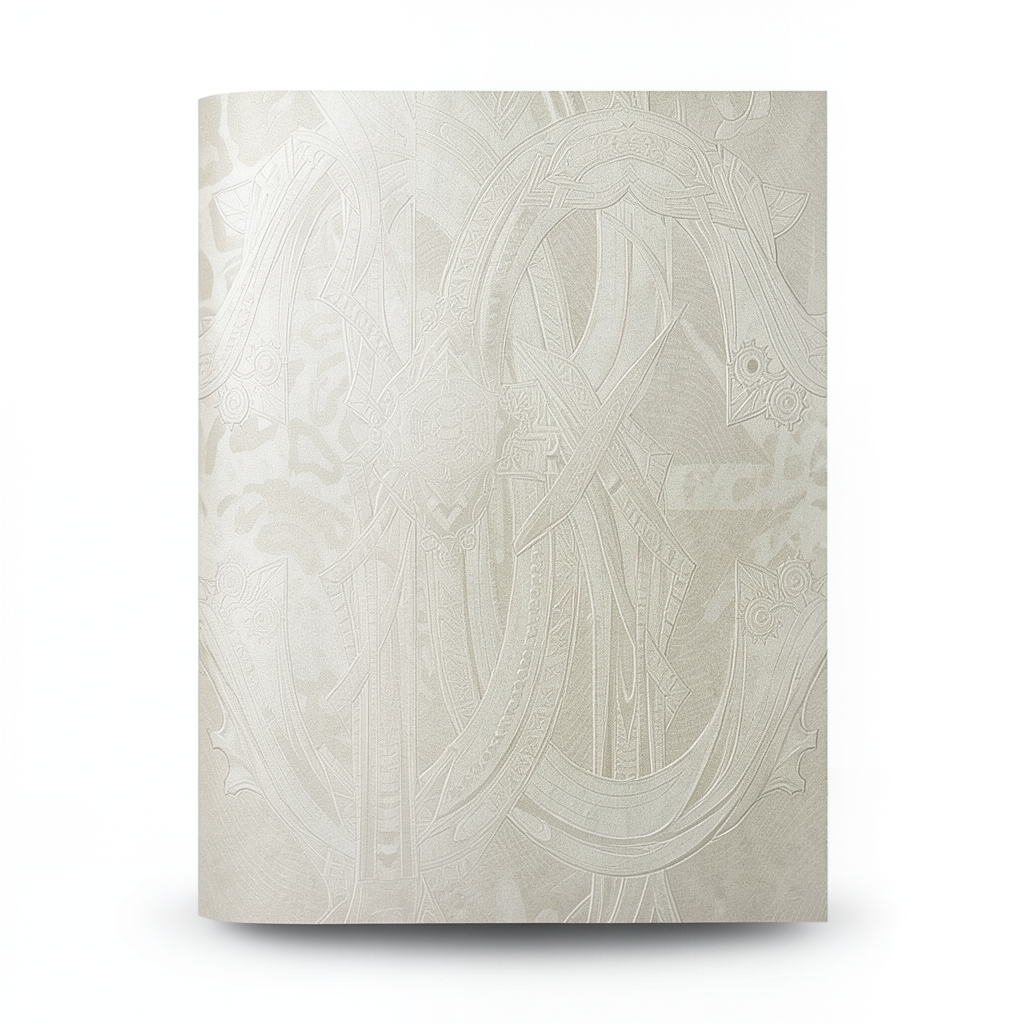 Patterned Wallpaper 10 m x 0.70 m Beige, Model 13065